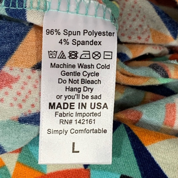 Lularoe Geometric Maxi Skirt Simply Comfortable - Picture 5 of 6